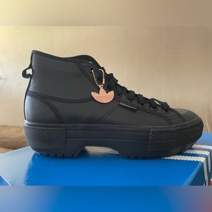 Adidas Nizza Trez hiking boots Black Rose gold tag